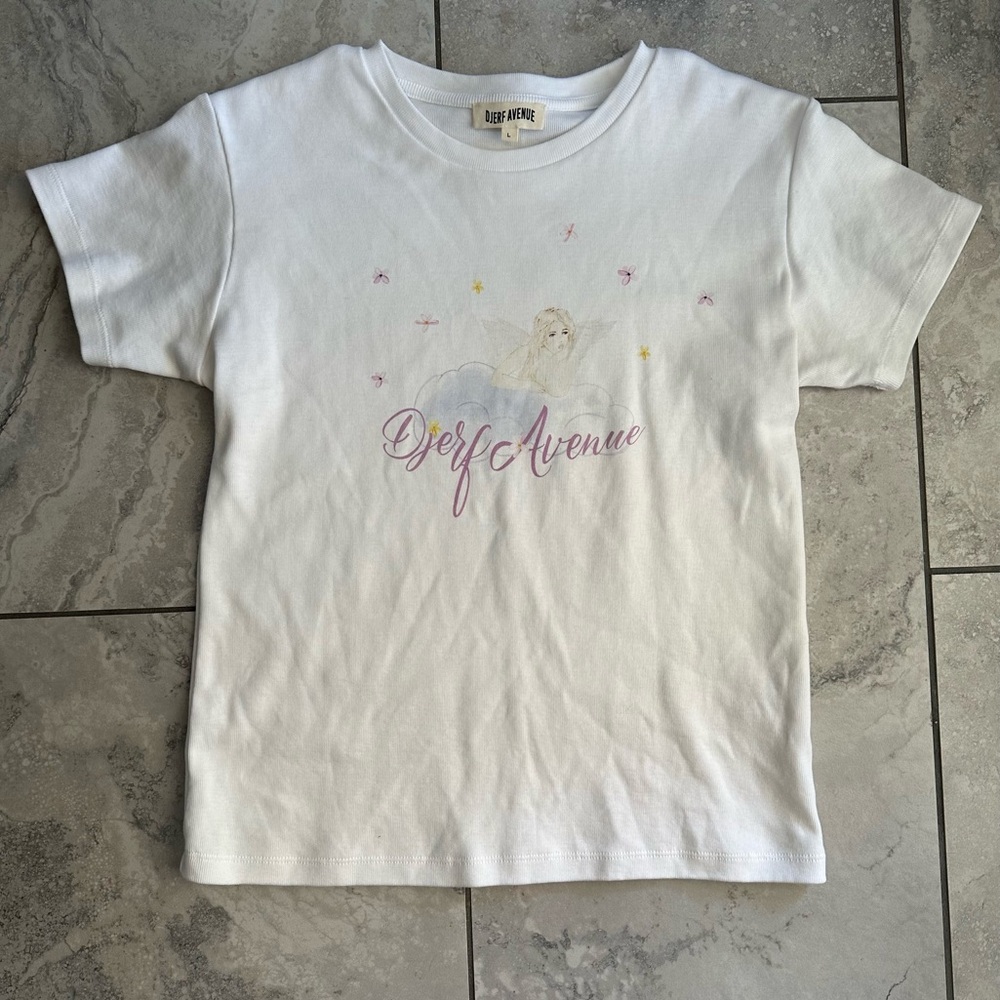 COPY - Djerf Avenue Angel Tee / for @lindseydiane98 💗